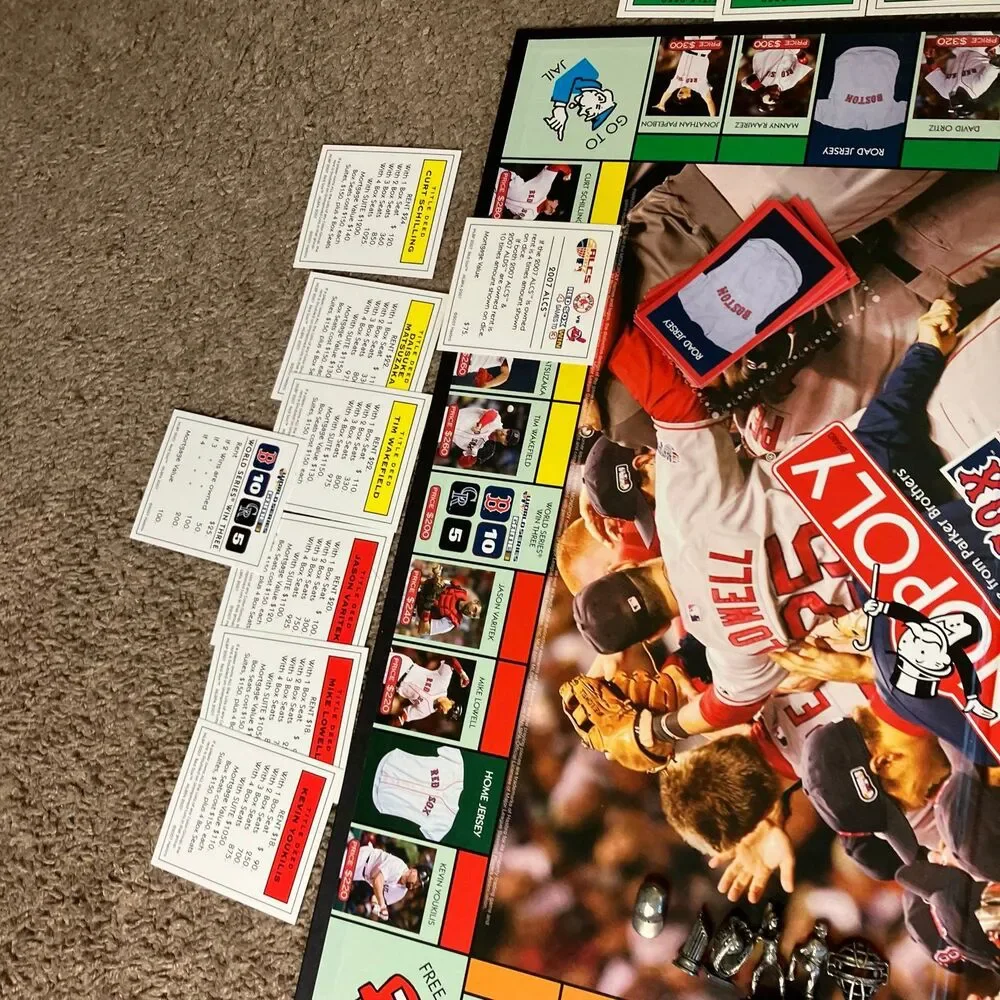 BOSTON RED SOX MLB 2007 WORLD SERIES CHAMPIONS COLLECTORS EDITION MONOPOLY GAME